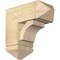 Ekena Millwork Westlake Arts and Crafts Rough Sawn Bracket w/ Offset Brace, Douglas Fir, 8"W x 18"D x 18"H BKT0806X18X18WTL03RDF - alternate 1
